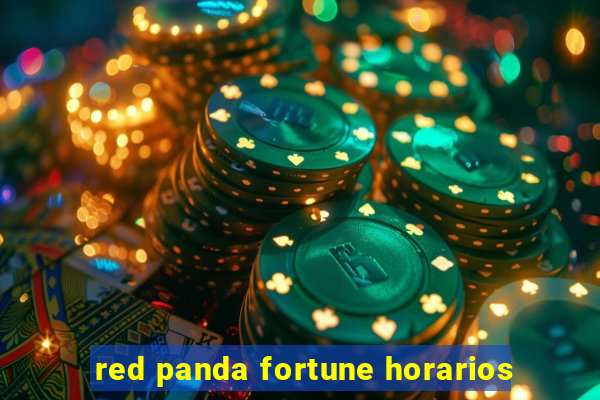 red panda fortune horarios